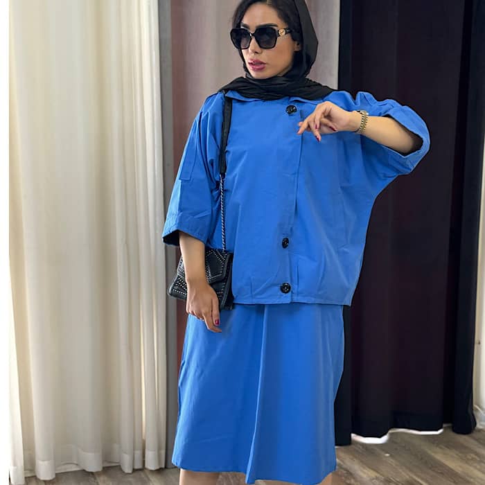 کت و سارافون کتان زارا در 5رنگ
