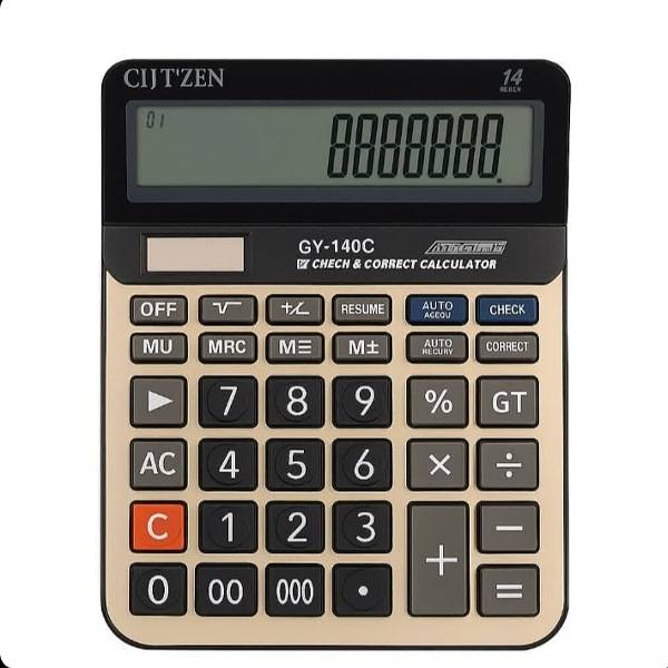 ماشین حساب CJJTZEN مجموع 3عدد